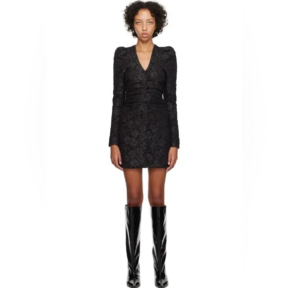 【GANNI】dress Ganni Floral Print Long Dress - Blue Dresses, Clothing